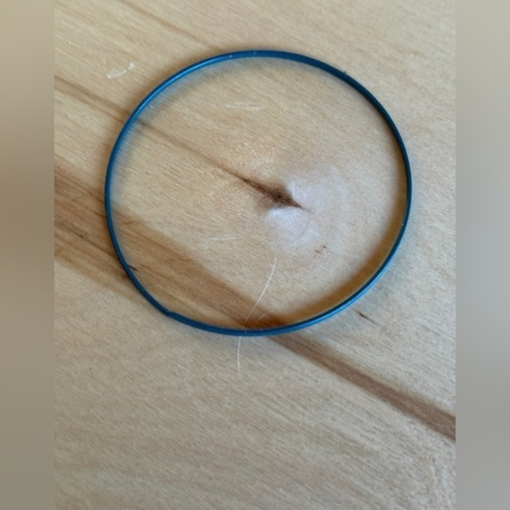 Blue Circular Bangle Bracelet